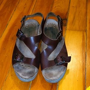 Mephisto Leather Sandals